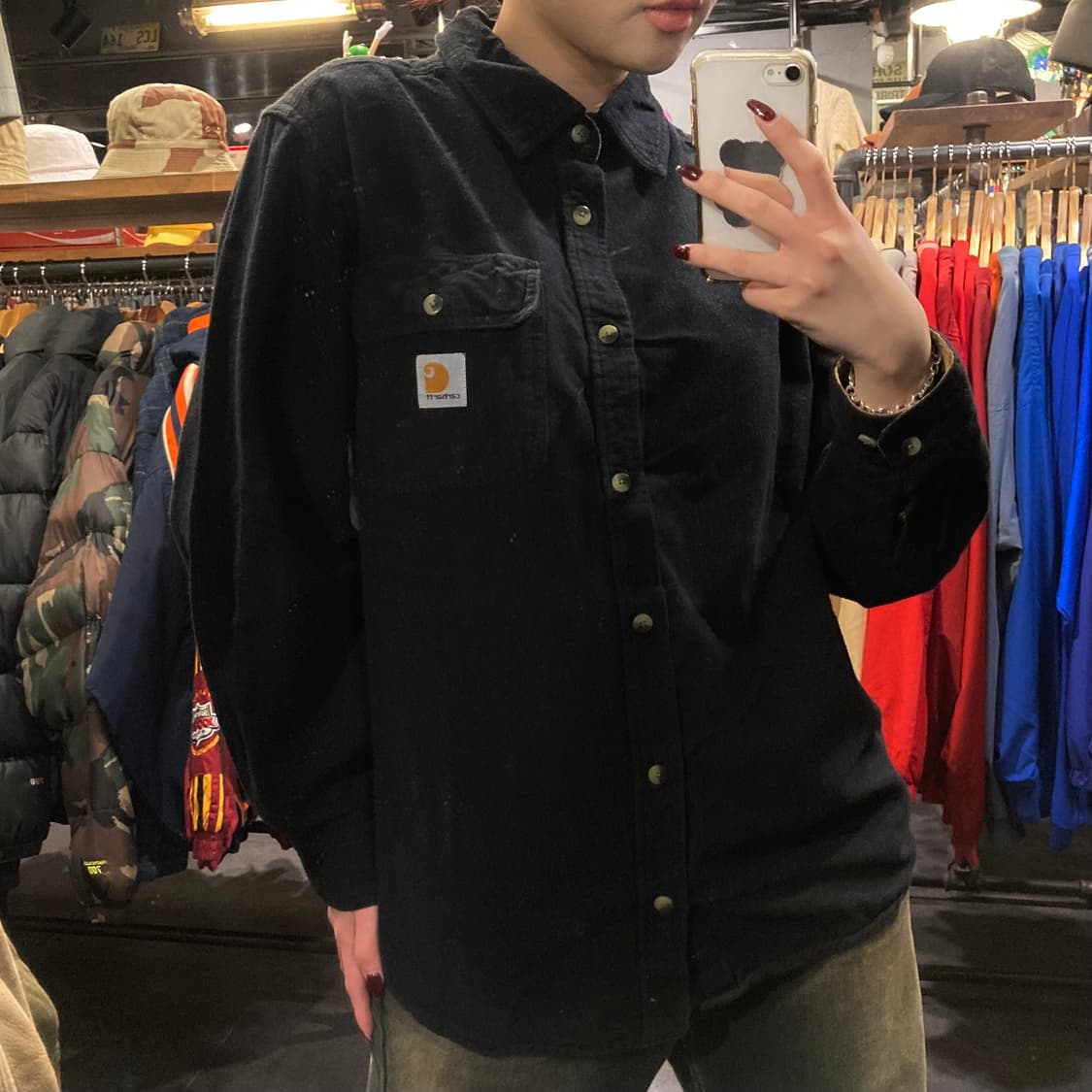 [IM] 칼하트 검정 긴팔 셔츠 상품이미지5