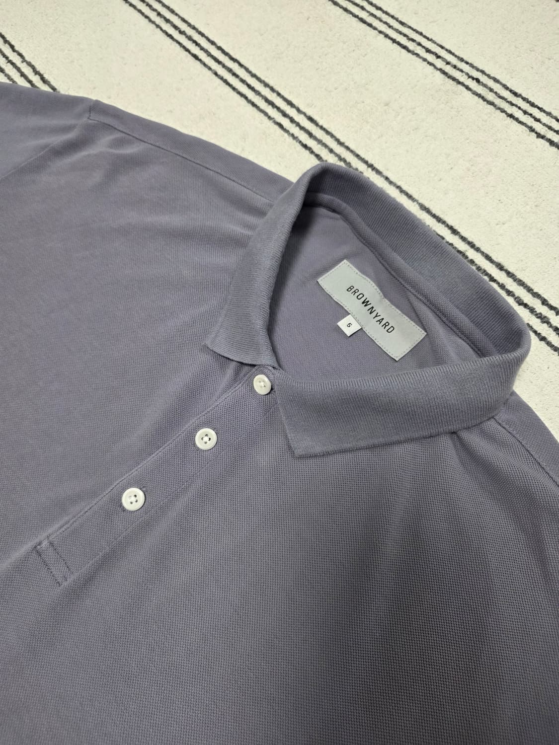 브라운야드 Vintage Cotton Pique Shirt 팝니다 상품이미지2