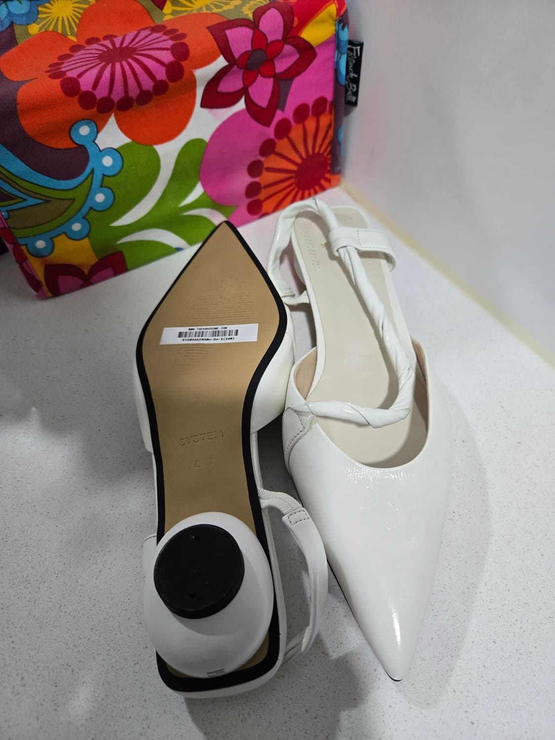 SYSTEM  슬링백 힐 240 새상품 상품이미지5