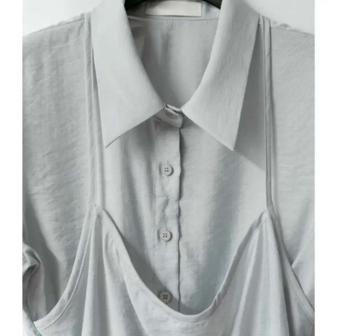 오무수희 silky layered half shirt 상품이미지2