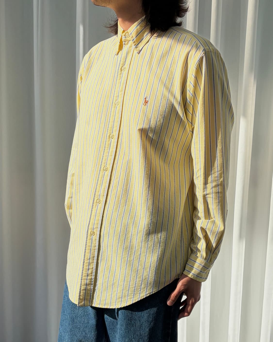 [S-M]폴로 랄프로렌 클래식핏 스트라이프 옥스포드 셔츠 상품이미지3