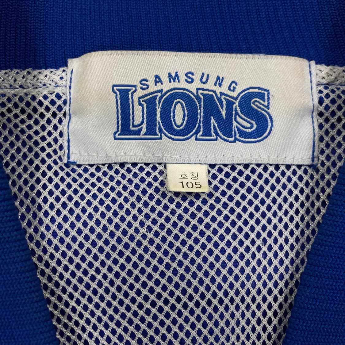 삼성 라이온즈 올드스쿨 빅로고 바시티 자켓 상품이미지4