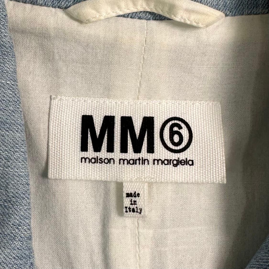 마르지엘라 Mm6 벨티드 데님 코트 상품이미지8
