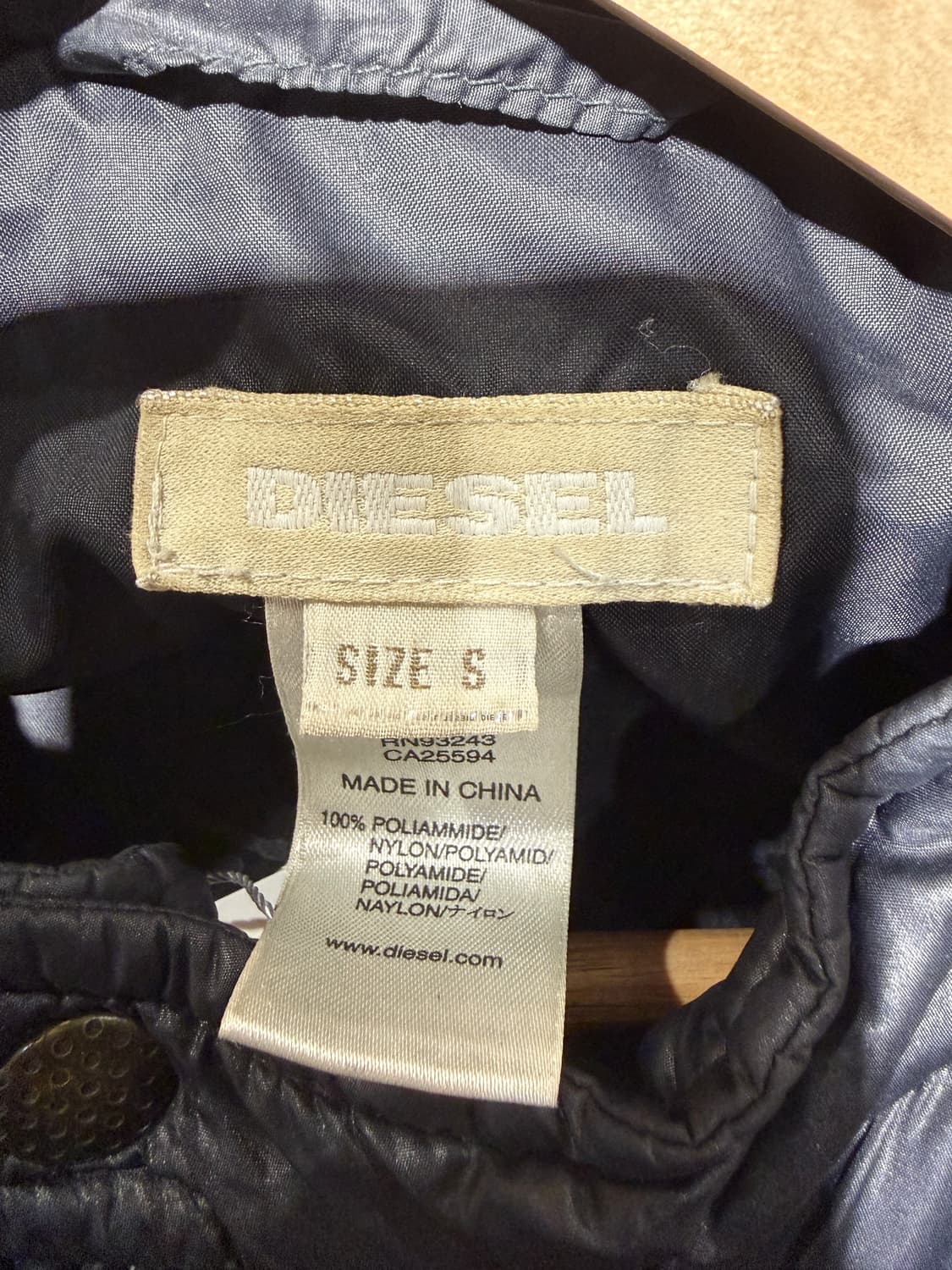 DIESEL 디젤 나일론 바이커 자켓 상품이미지4