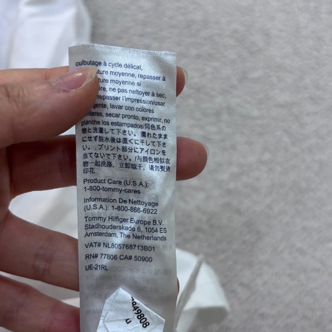 L 타미힐피거 남성 스몰로고 반팔 티셔츠 0616E 상품이미지4