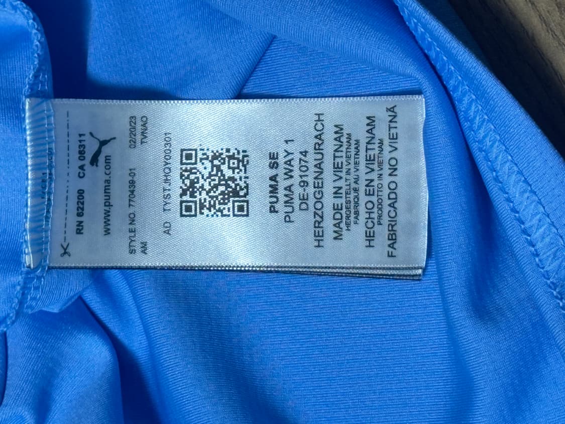 퓨마 맨시티 23-24 긴팔 s 상품이미지6