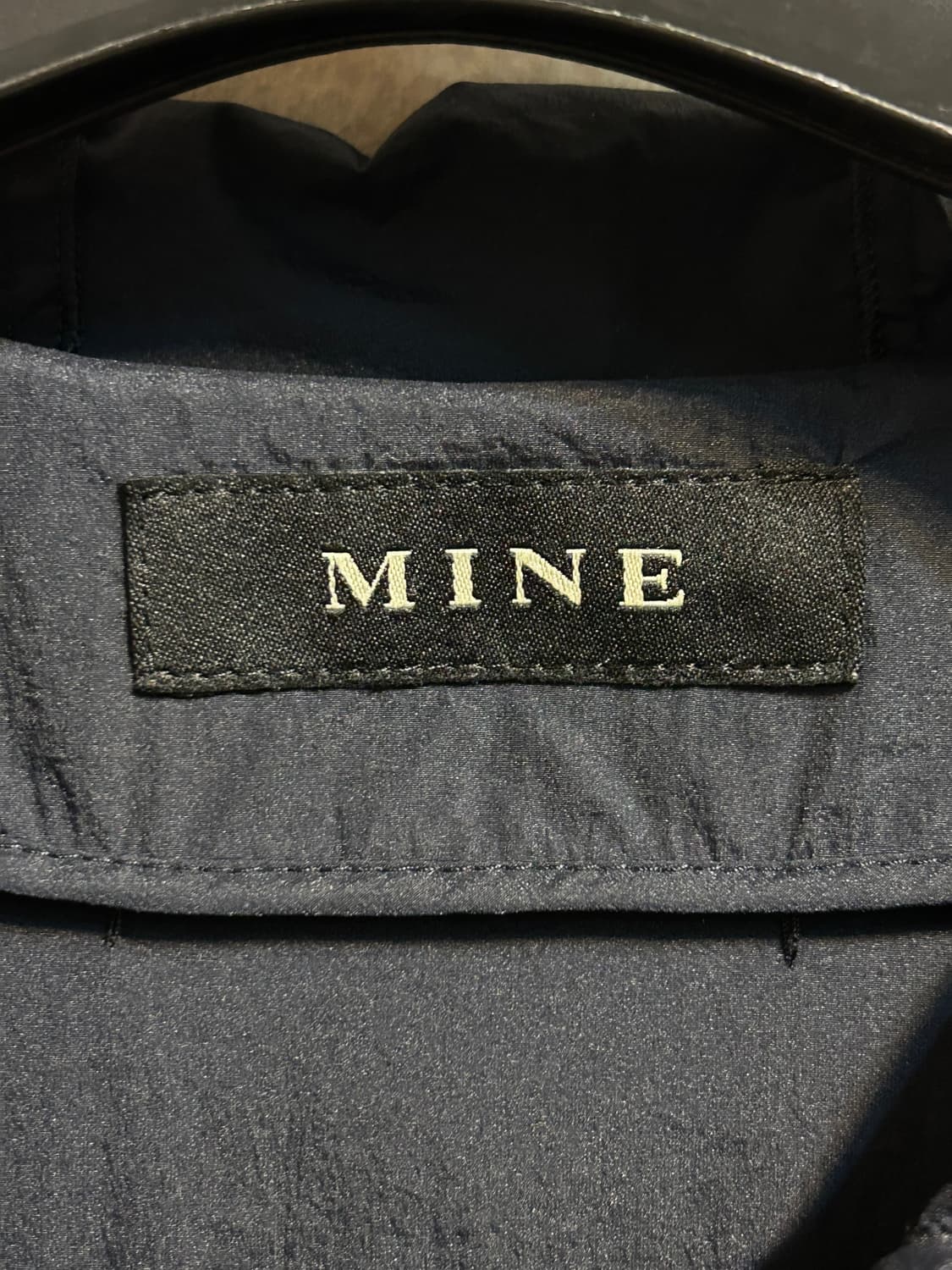 마인 후드 스트링 나일론 원피스 상품이미지8