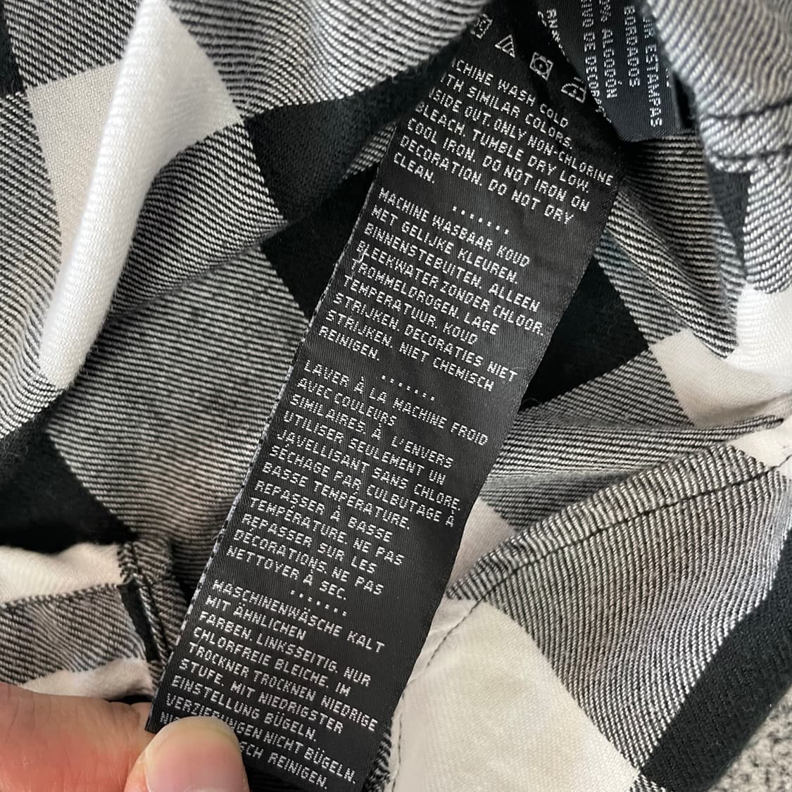 할리데이비슨 체크 셔츠 상품이미지5