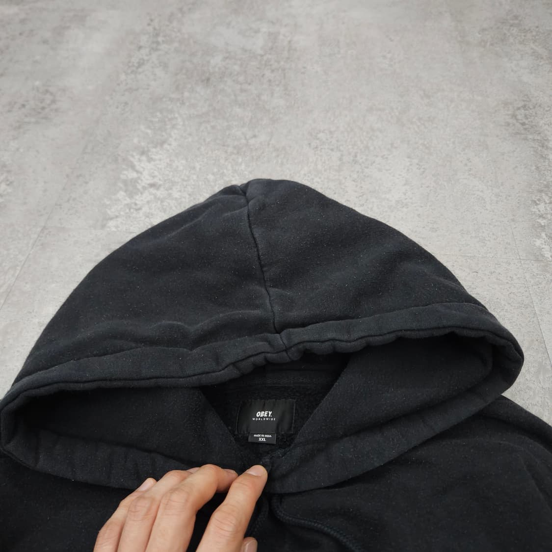 오베이 아치로고 빅로고 후드 티셔츠 상품이미지3