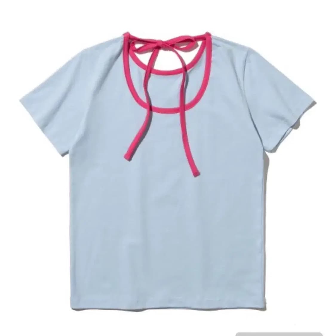 로씨로씨 플라워 백 포인트 티셔츠 상품이미지2