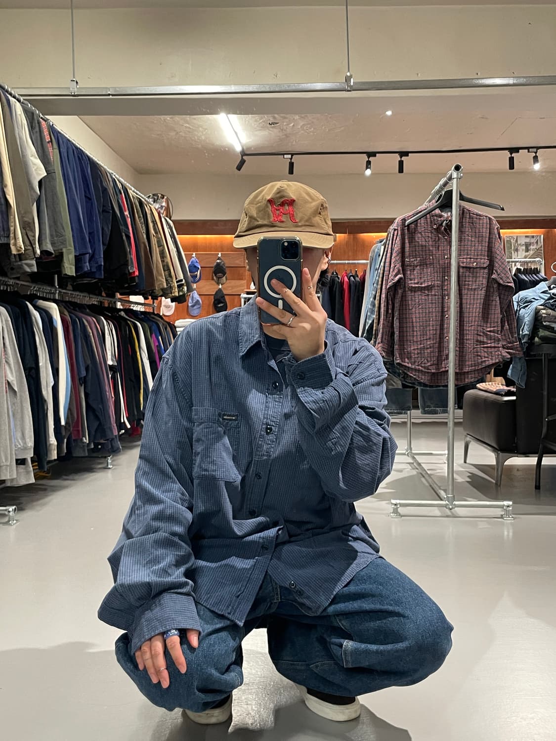 아베크롬비 체크 셔츠 상품이미지2