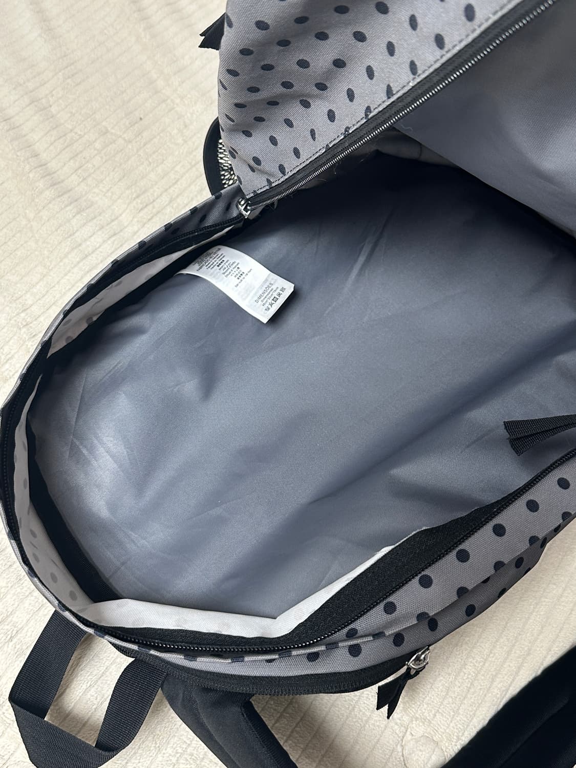 잔스포츠 도트 땡땡이 백팩&파우치 상품이미지6