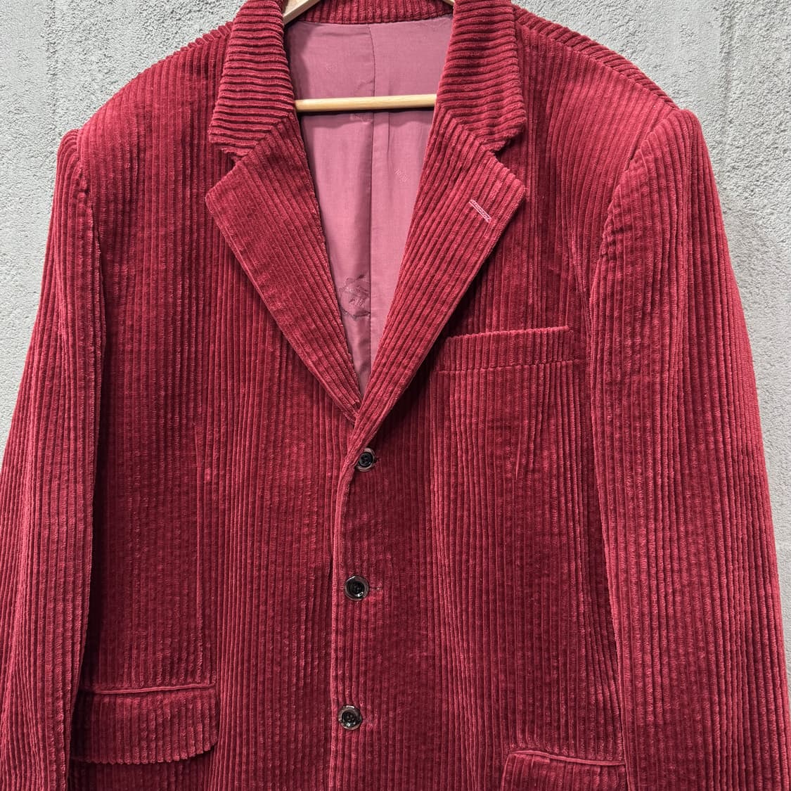 에리트 옛 양장점 버건디 코듀로이 블레이저 자켓 (XL)  상품이미지2