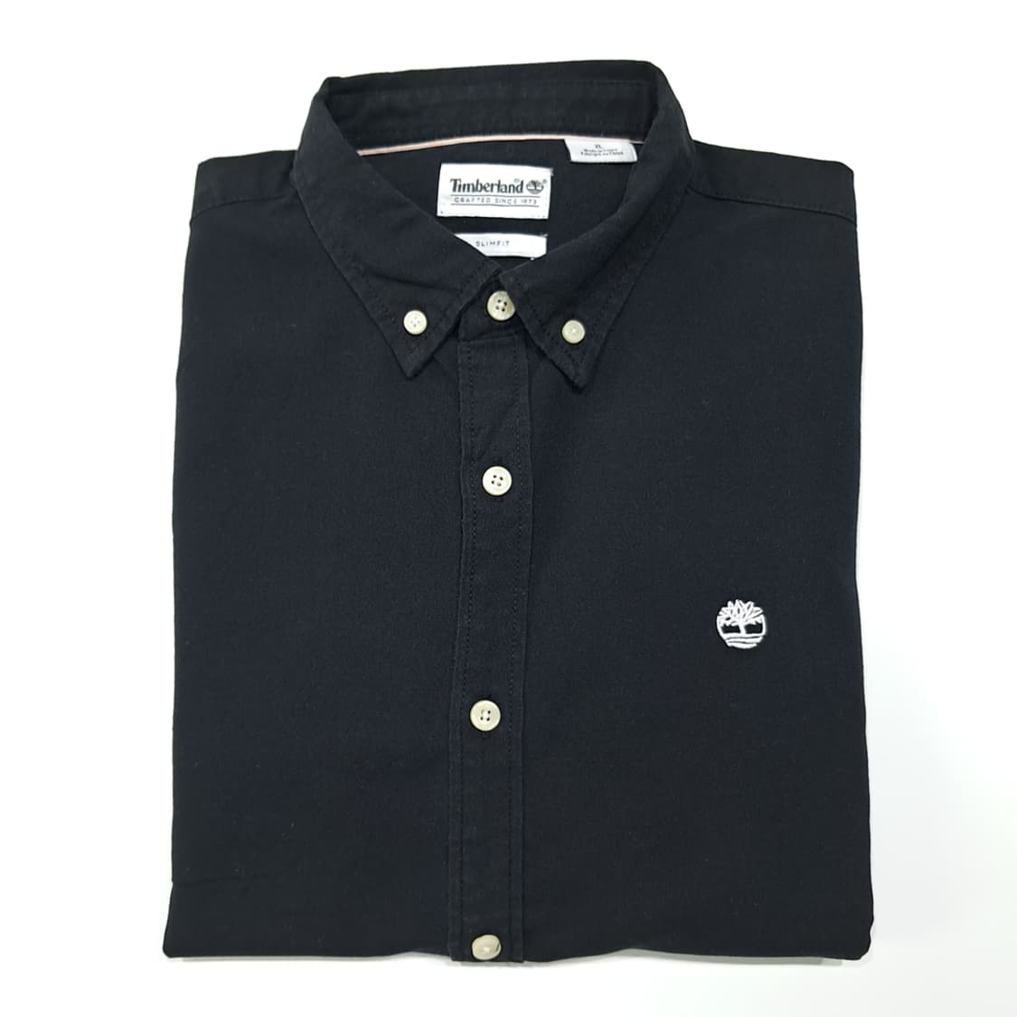 CL745 XL 팀버랜드 코튼 슬림핏 버튼다운 블랙 셔츠 남방 상품이미지7