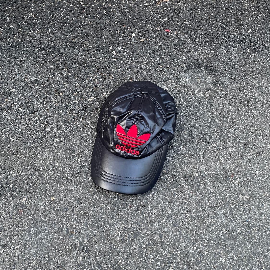 90s 아디다스 데상트 유광 빅로고 볼캡 올드스쿨 모자 OS 상품이미지7