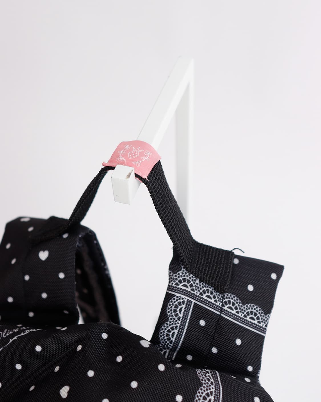 [OLIVE des OLIVE] 도트 & 레이스 패턴 백팩 상품이미지6