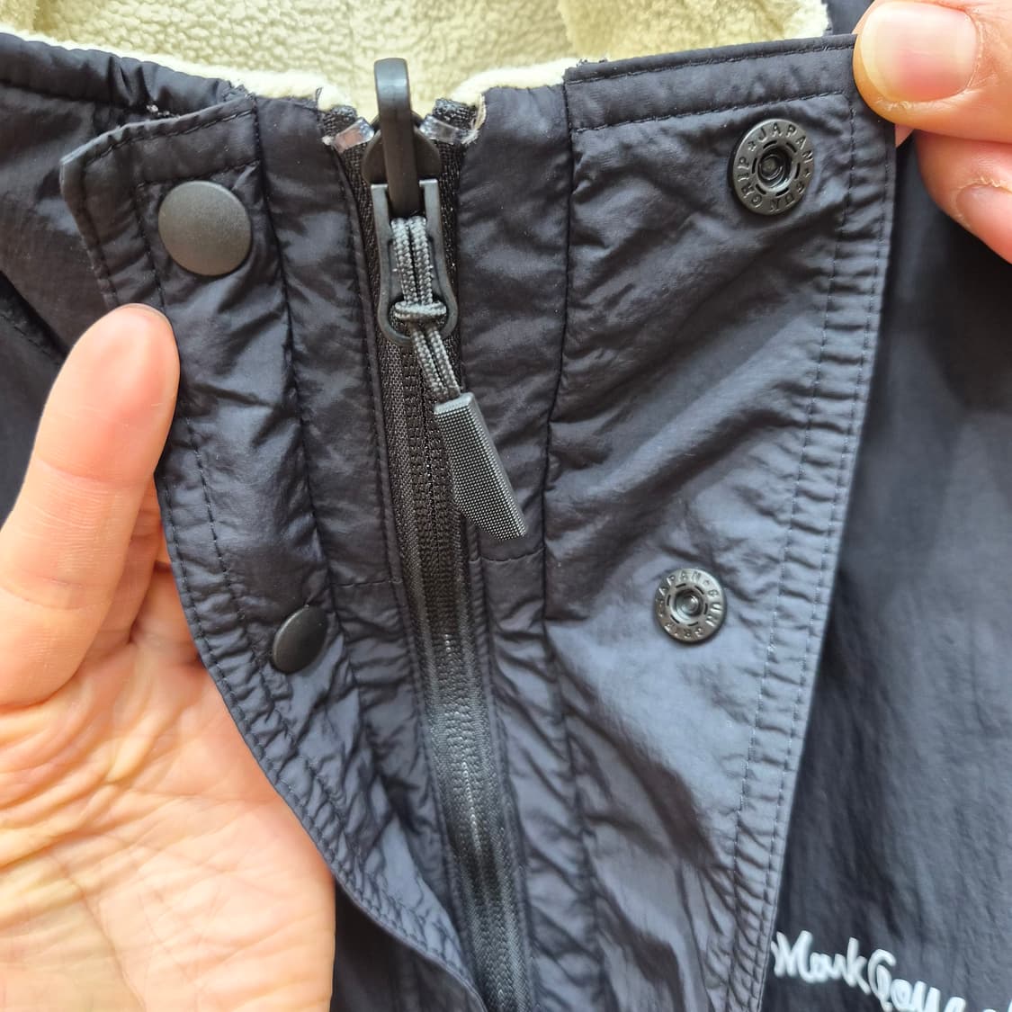 마크곤잘레스 리버시블 플리스 자켓 블랙 상품이미지4