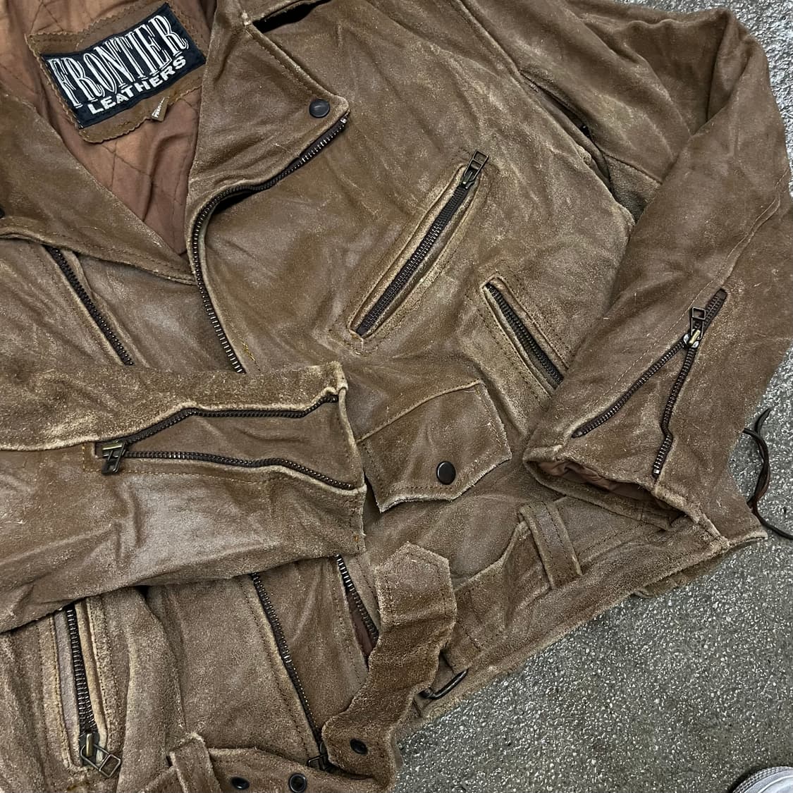 빈티지 스웨이드 라이더 자켓 (105) 상품이미지5