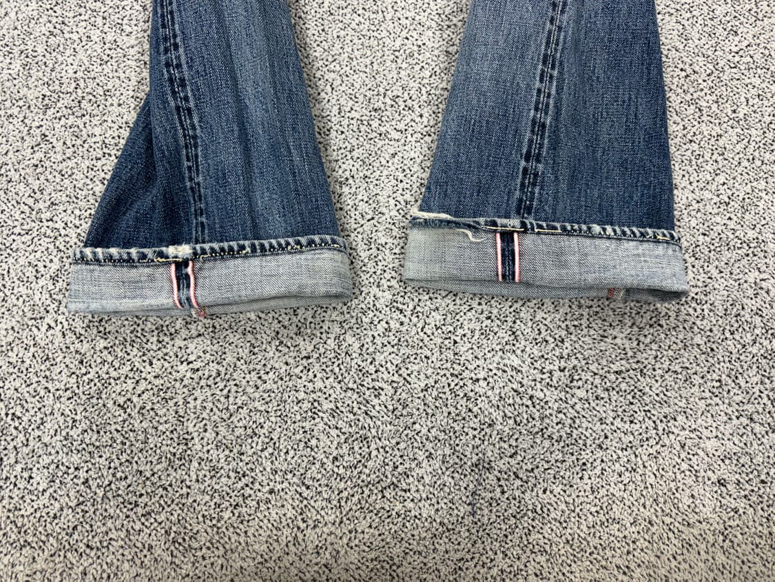 모모타로진 핑크 셀비지 데님 상품이미지5