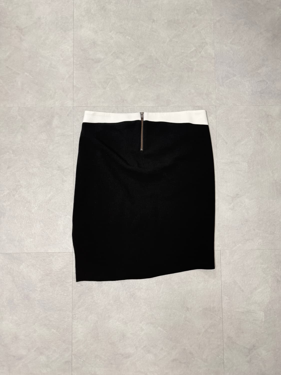 헬무트랭 언발 미니 스커트 블랙 상품이미지2