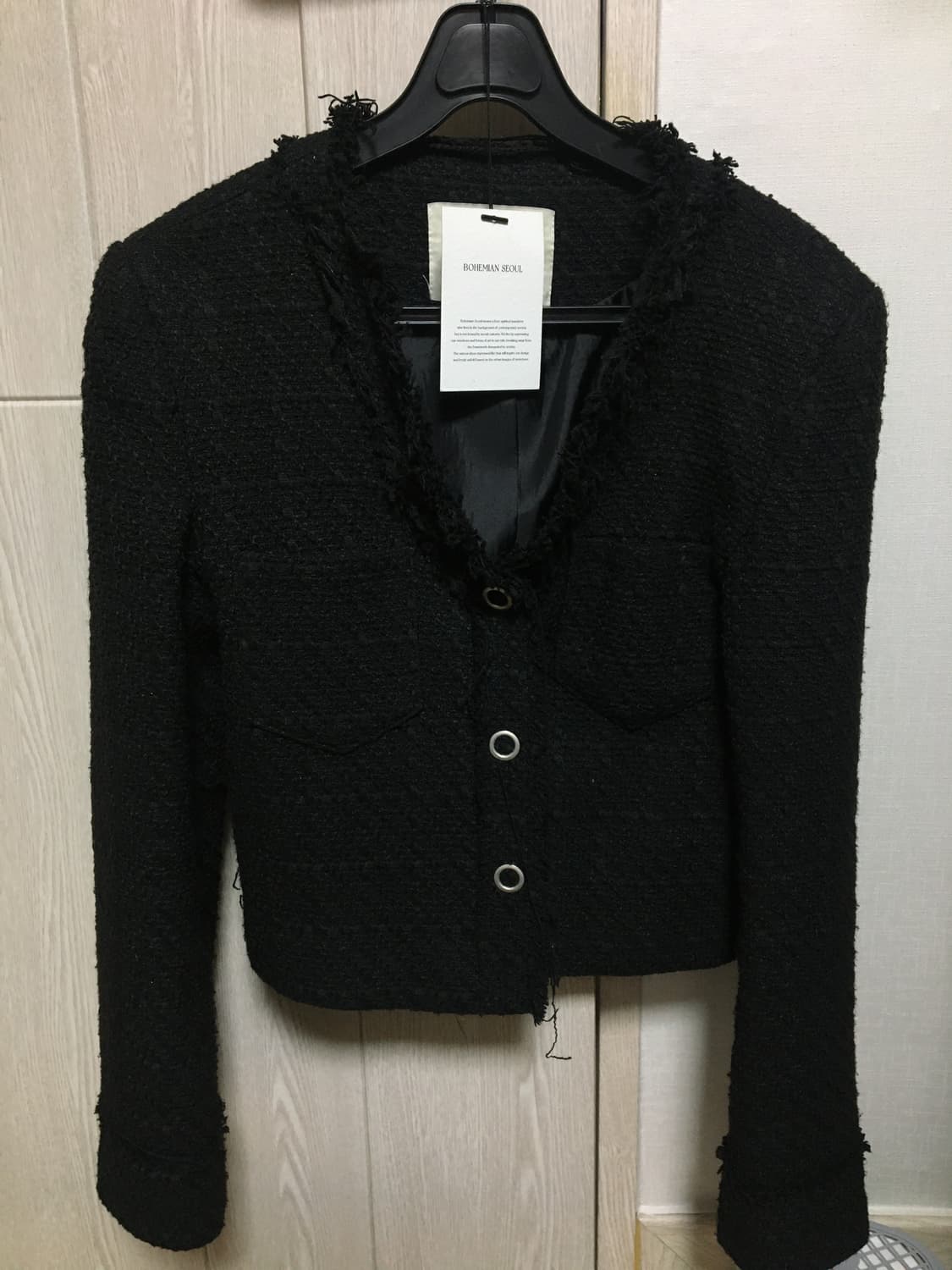 보헤미안서울 보헴서 2022 프린지 트위드 자켓 상품이미지3