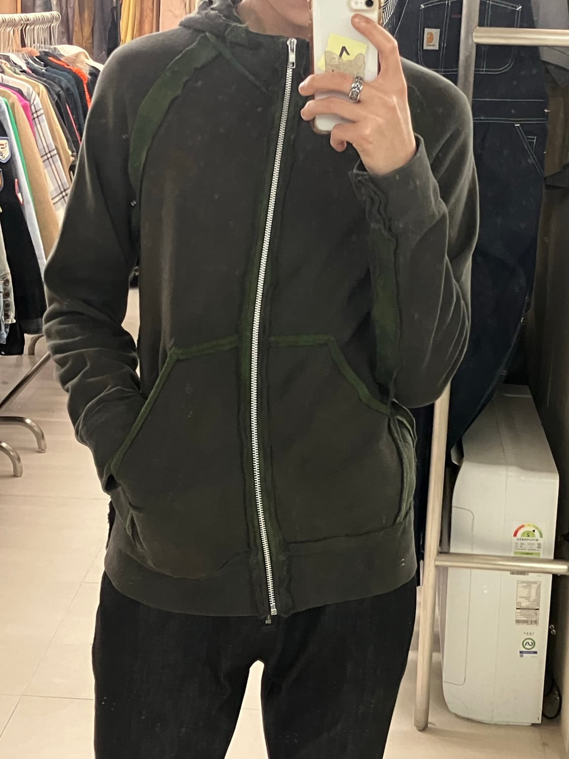 아바하우스 디테일 후드집업 상품이미지6