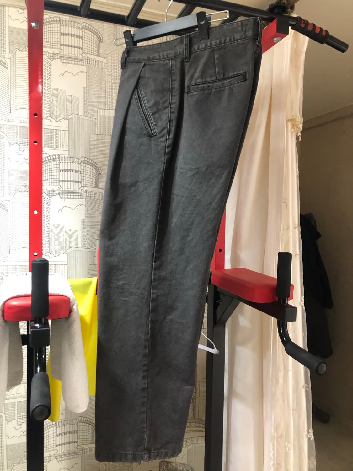 파브레가 카이 원턱 데님 스모키 블랙 1 상품이미지5