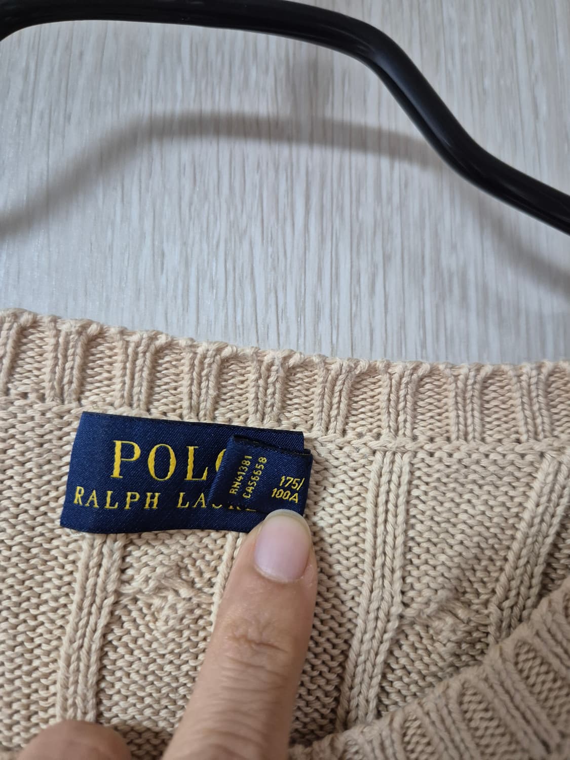 (정품) 폴로 랄프로렌 케이블 니트 꽈배기니트 여성 XL (통통66) 상품이미지6