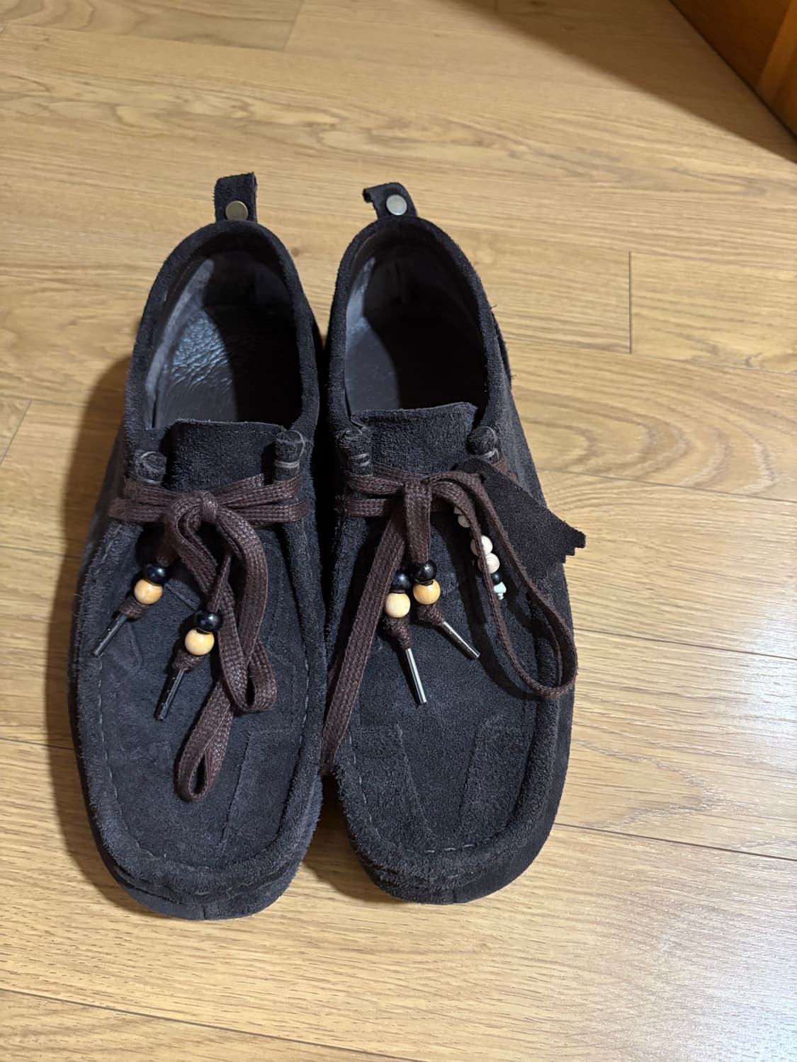 폴리테루 왈라비 별라비 슈즈 다크 브라운 상품이미지2