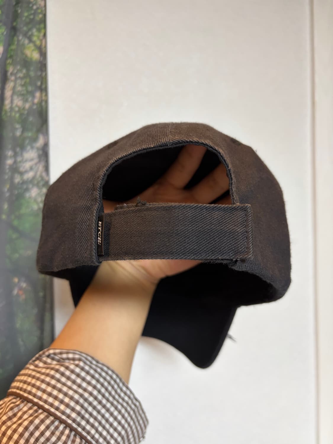 etce 레이어드 크로스 캡 블랙  상품이미지3