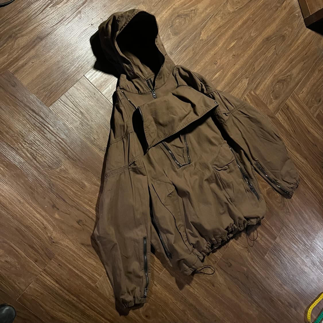 (착샷) Unknown Sample 하이넥 플랩 헤비 코튼 아노락 상품이미지3