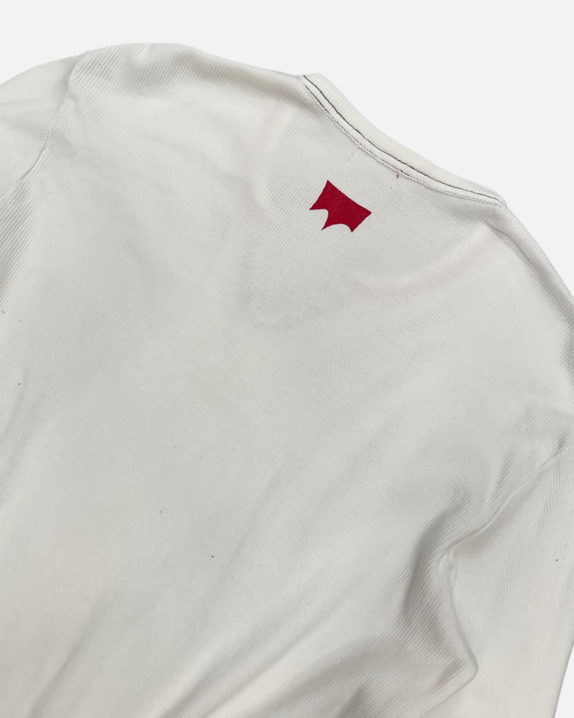 LEVI'S ribbed eyelet ivory t-shirt 상품이미지5