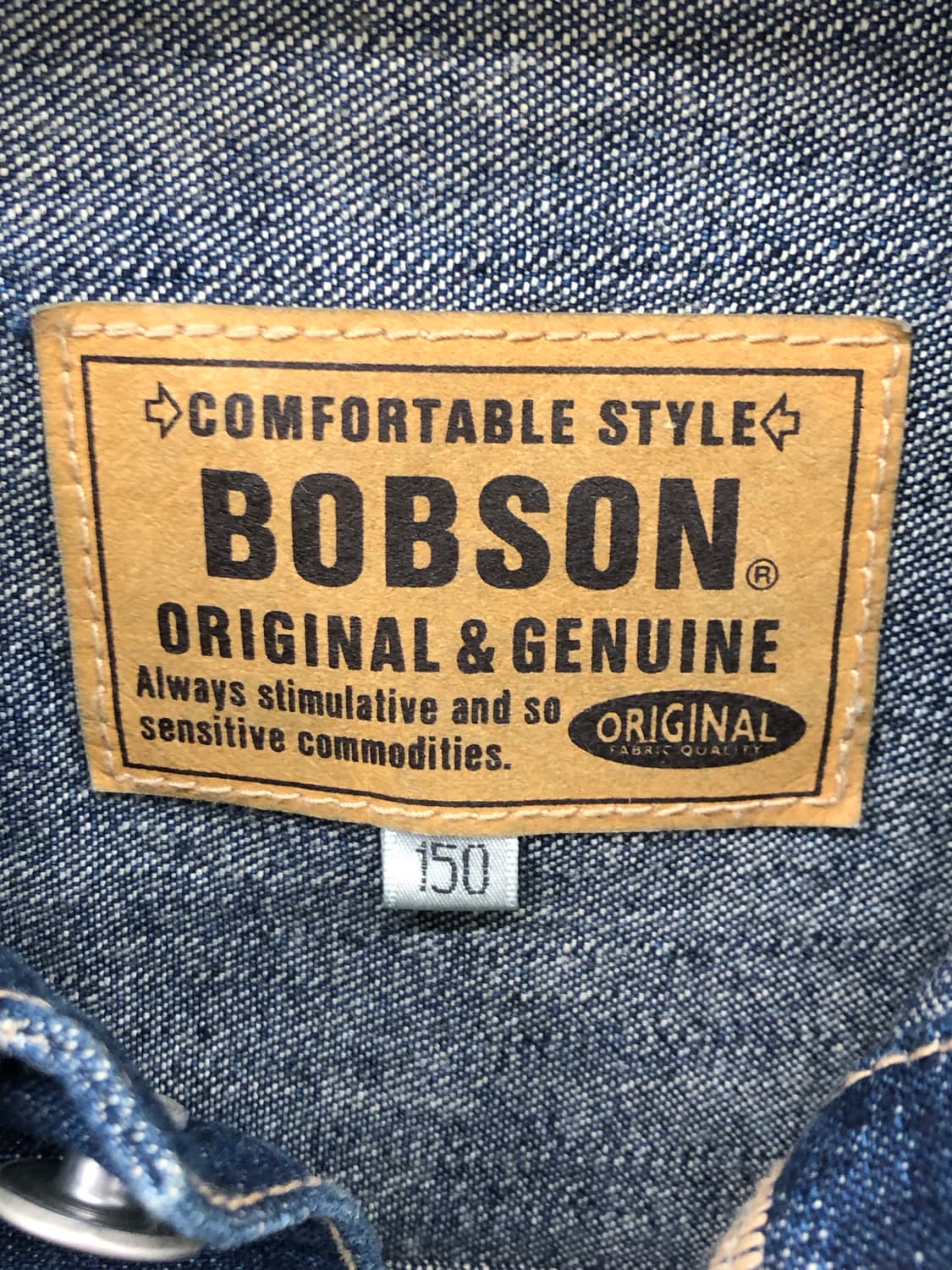 bobson 2세대 데님 자켓 상품이미지3