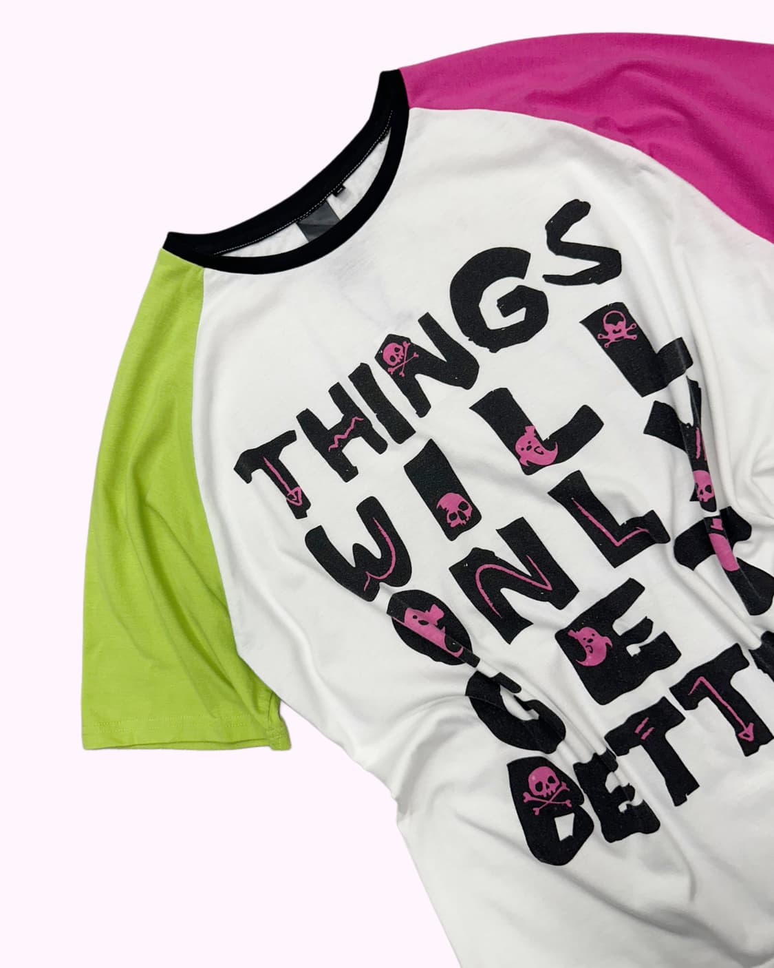 kitsch lettering raglan t-shirt 상품이미지2