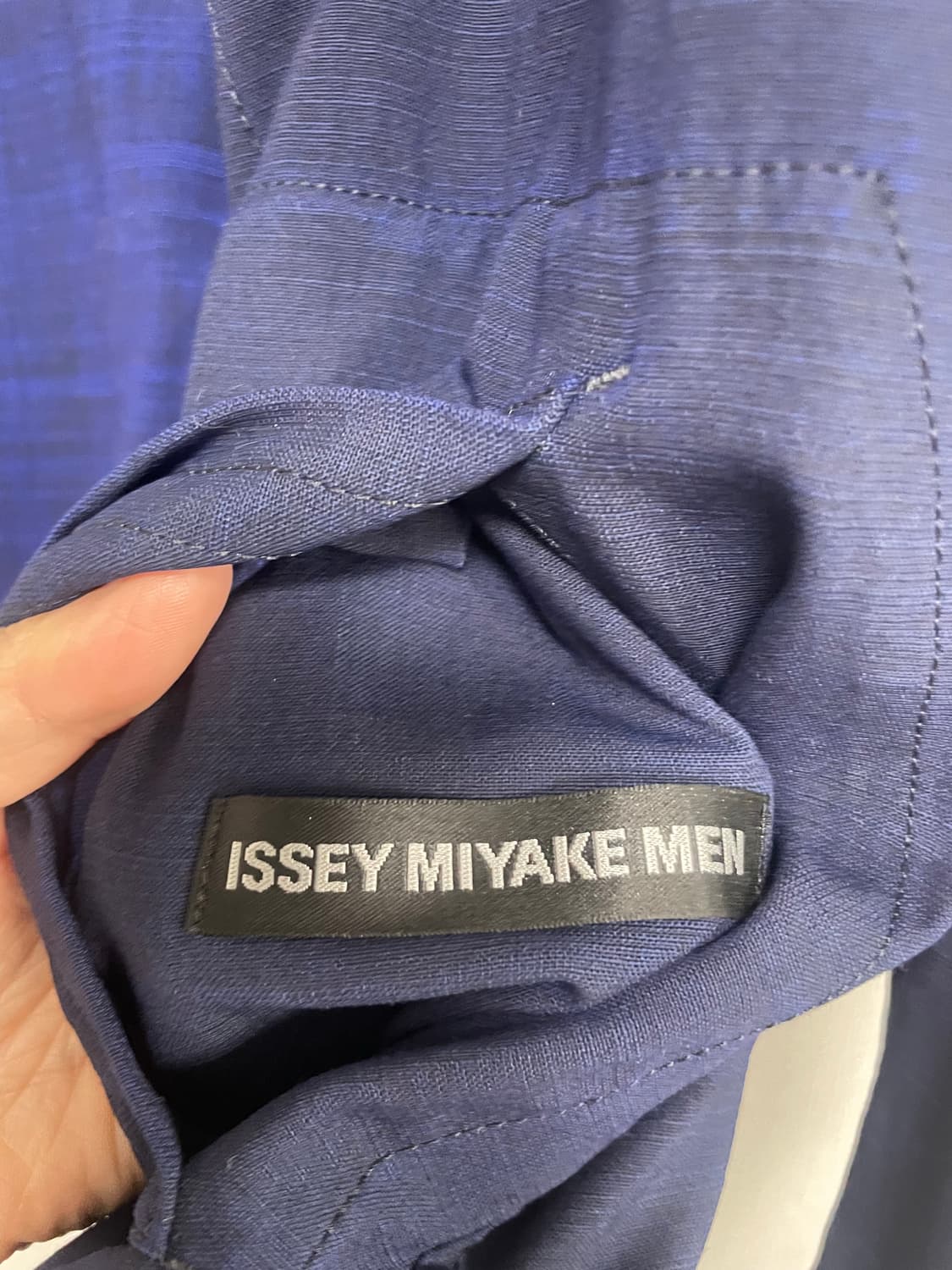 이세히미야케 네이비 블루종자켓 상품이미지6