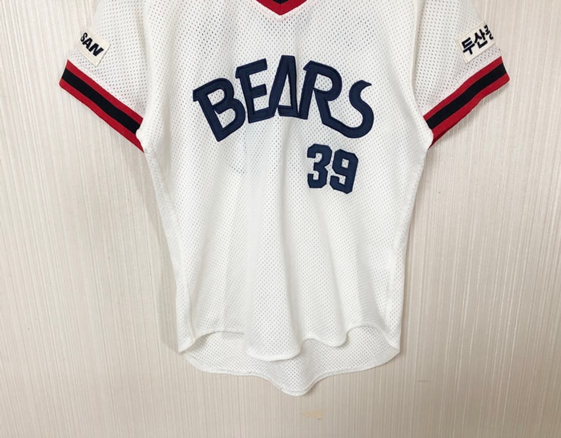 KBO 위팬 두산베어스 올드 홈유니폼/져지 75 #39 이종욱 상품이미지3