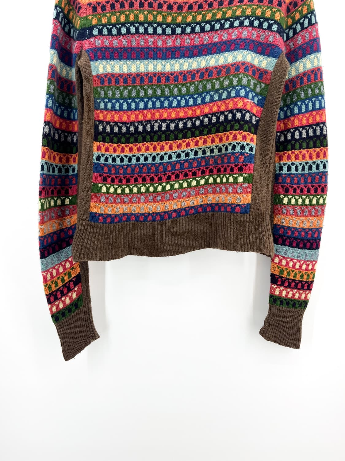 빈티지 캐시미어 블렌드 스트라이프 가디건 상품이미지6