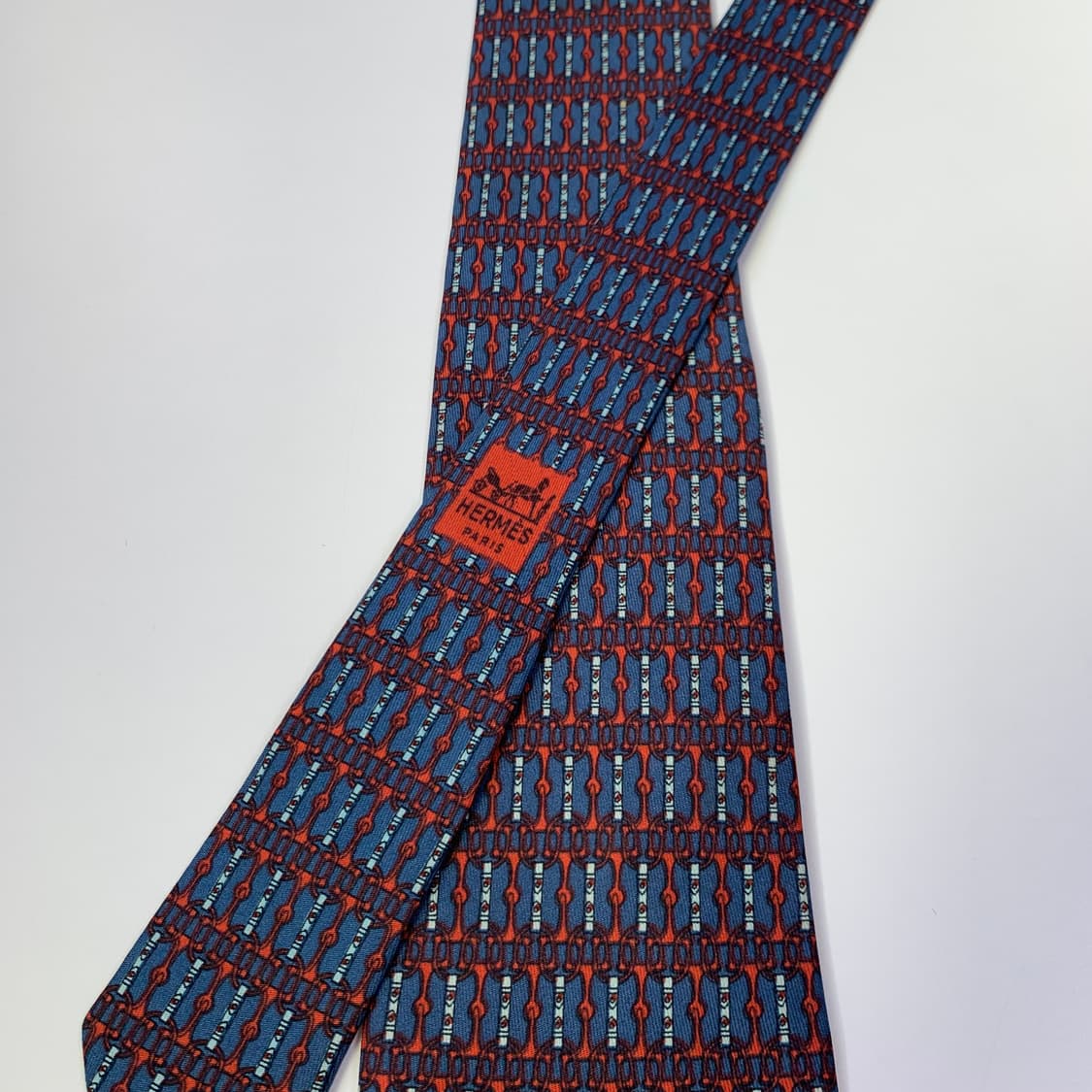 에르메스(HERMES) 명품 빈티지넥타이 프랑스 100실크 A등급 상품이미지4