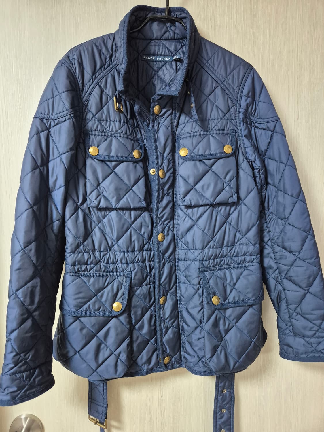 폴로 랄프로렌 클래식 퀼팅 자켓 경량패딩 M (66) 여성 상품이미지2