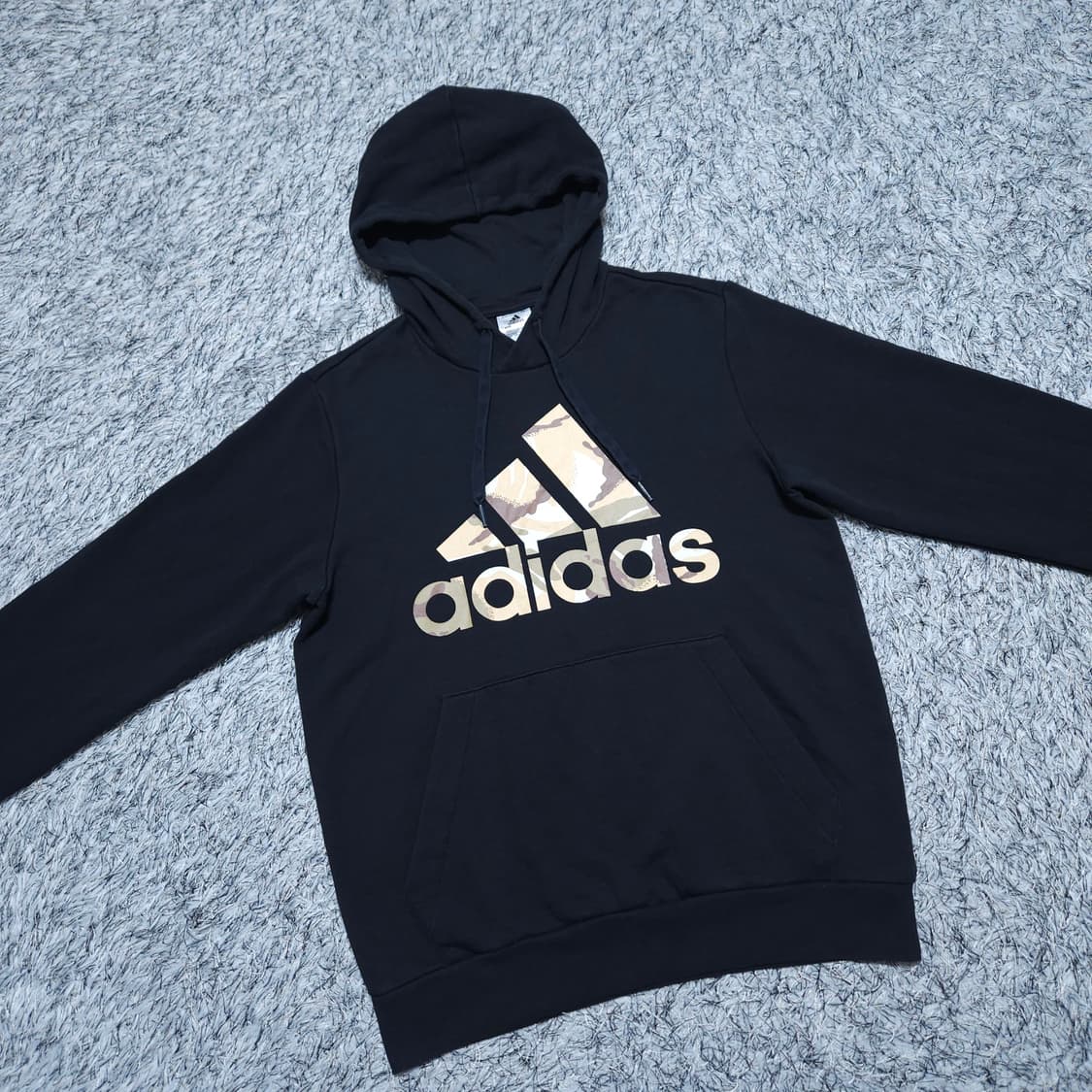 아디다스)95-100 남자 카모 후드티셔츠 / 왕눈이샵 상품이미지2