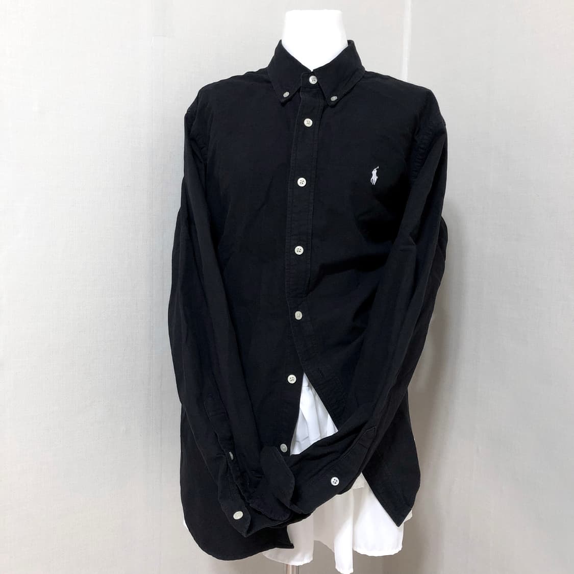 폴로 블랙 셔츠 M  상품이미지1