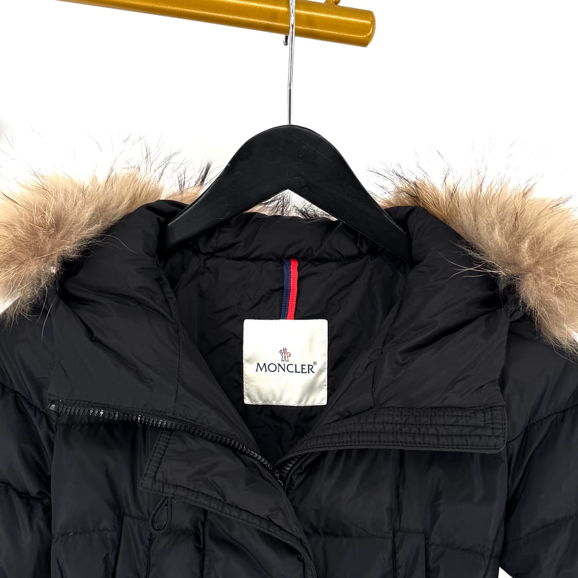 [0사이즈] 몽클레어 제네 여성 벨트 패딩 블랙 상품이미지4