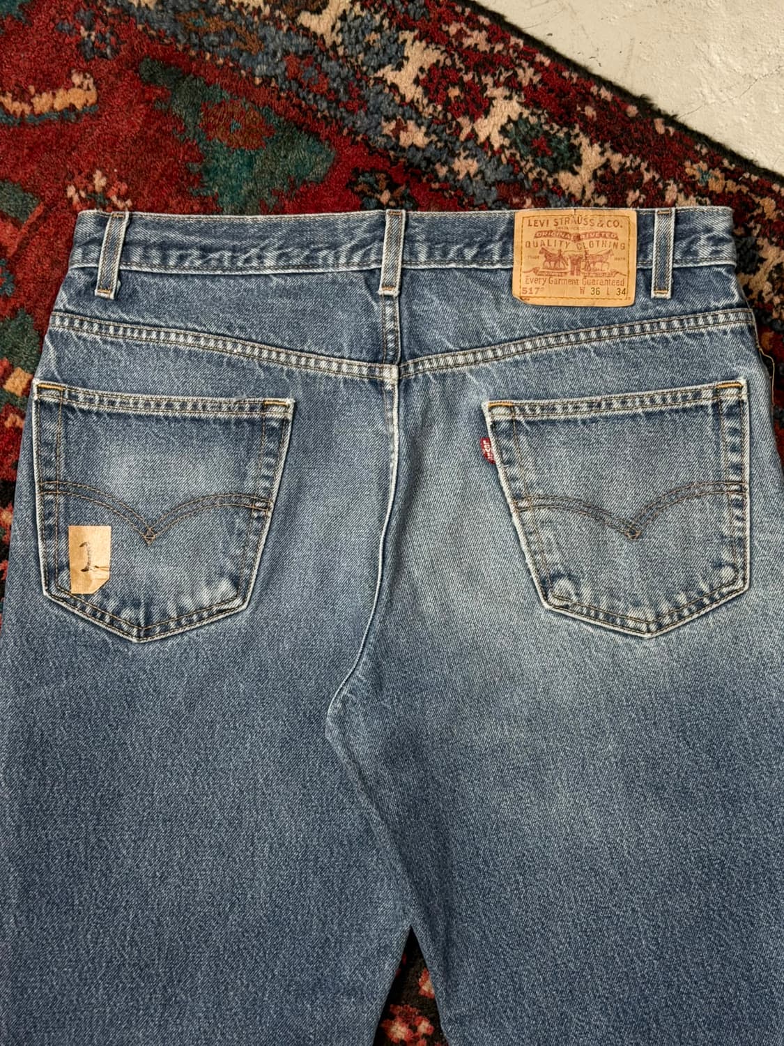 90's 빈티지 리바이스 517 부츠컷 플레어진 상품이미지6