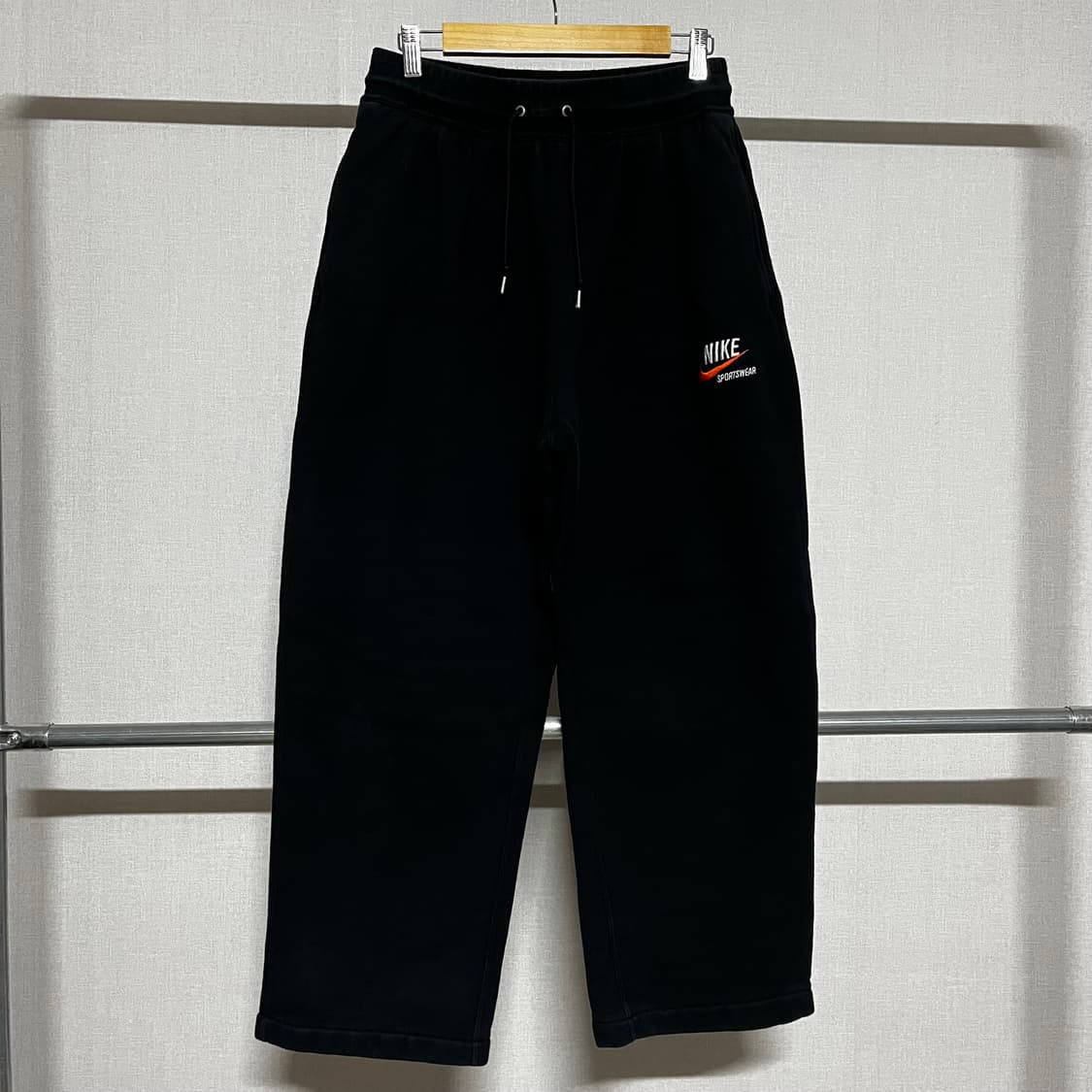 나이키 스우시 블랙 조거팬츠 M 상품이미지1