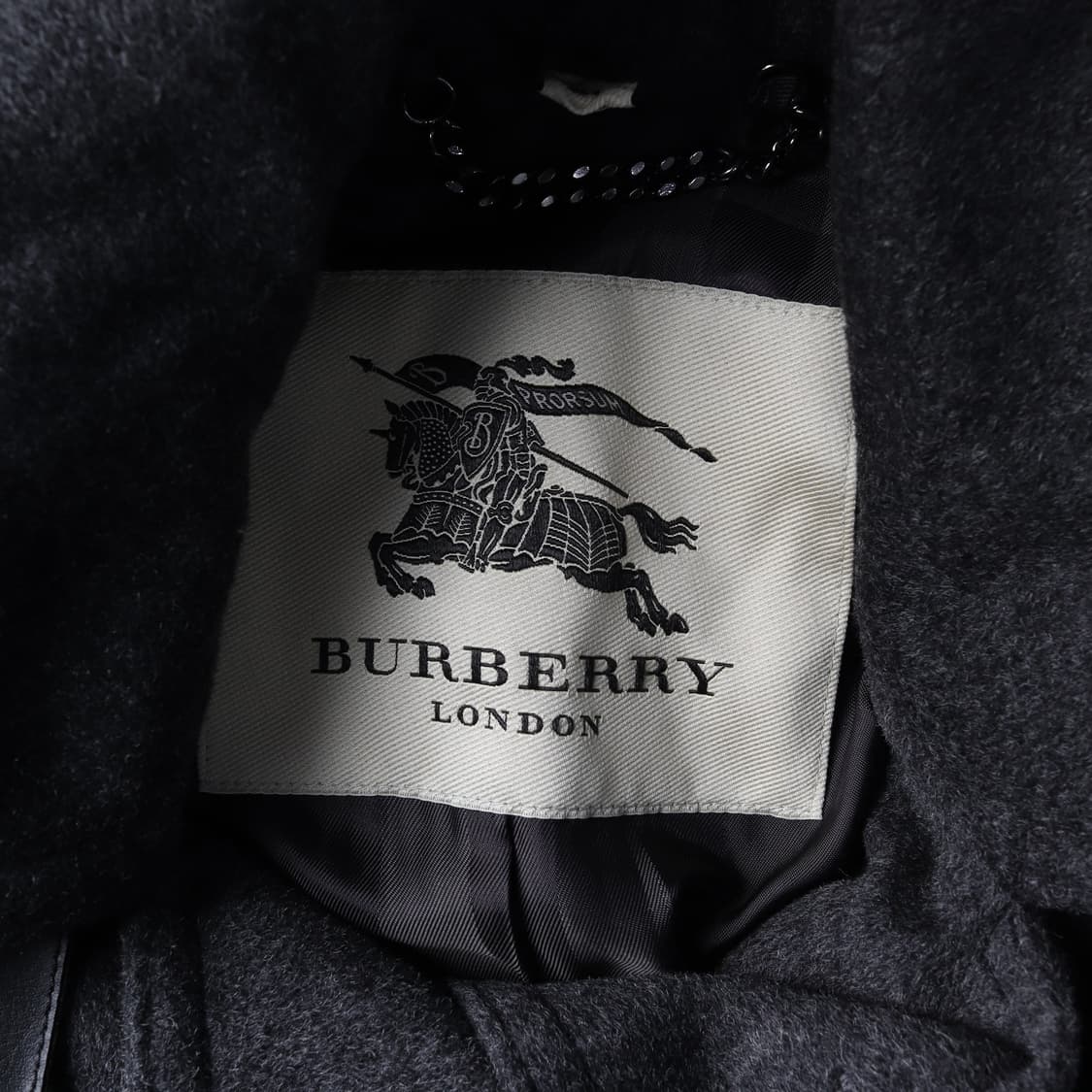 (새상품)버버리 클래식 캐시미어 소가죽 트리밍 더블  롱 트렌치 코트 상품이미지4