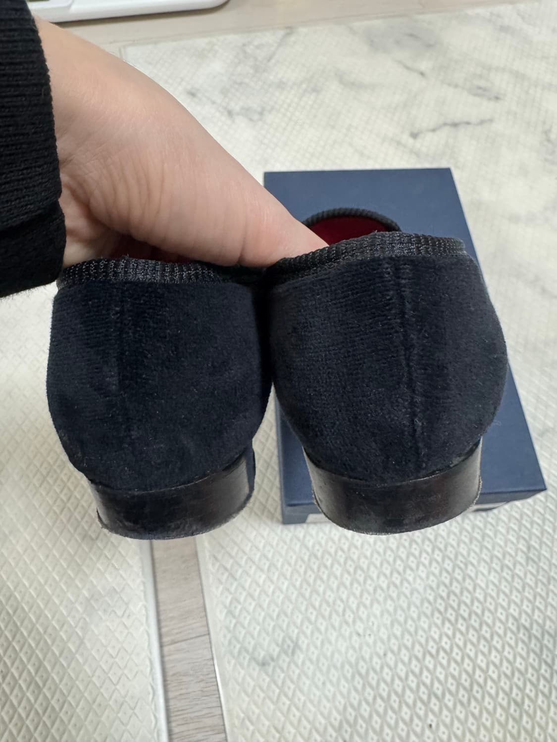 헤리티지플로스 트리커스 벨벳 슈즈 팝니다 상품이미지10