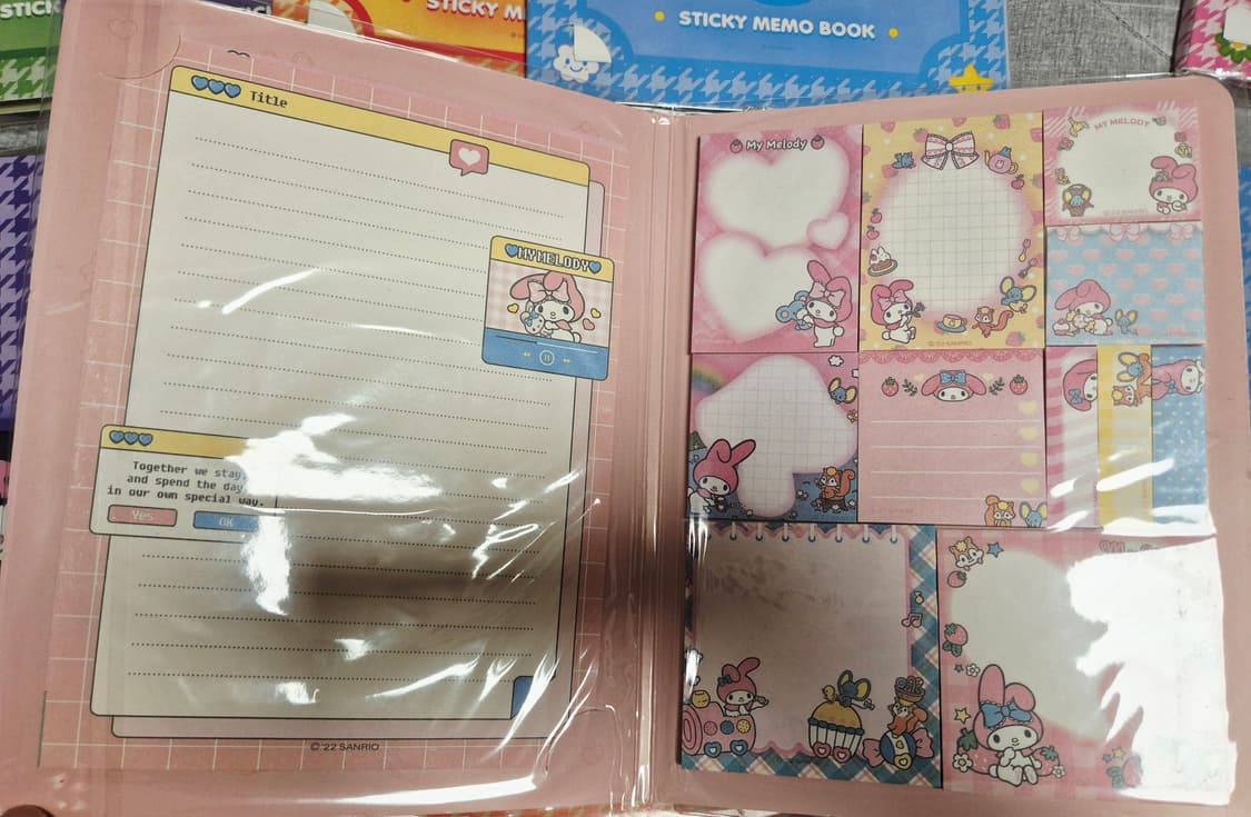 산리오 레트로 포스트잇 메모지 북 (6권 세트) 상품이미지7