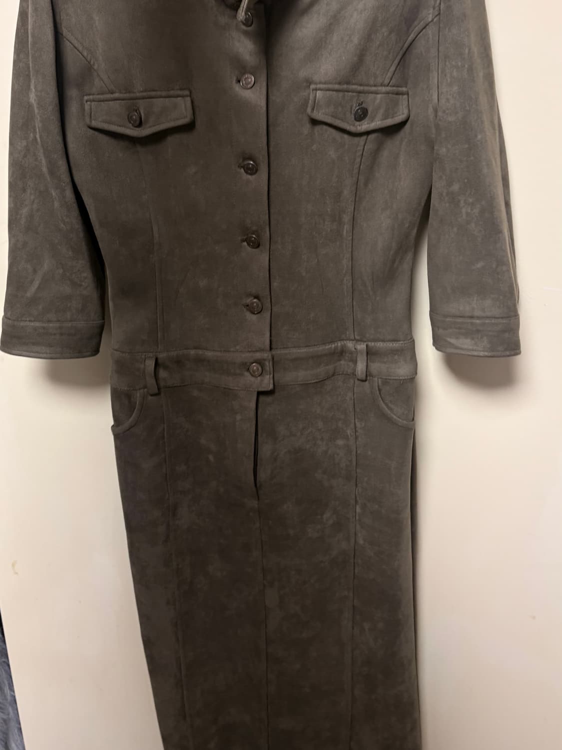 루루서울 점프수트 원피스 L 카키 상품이미지4