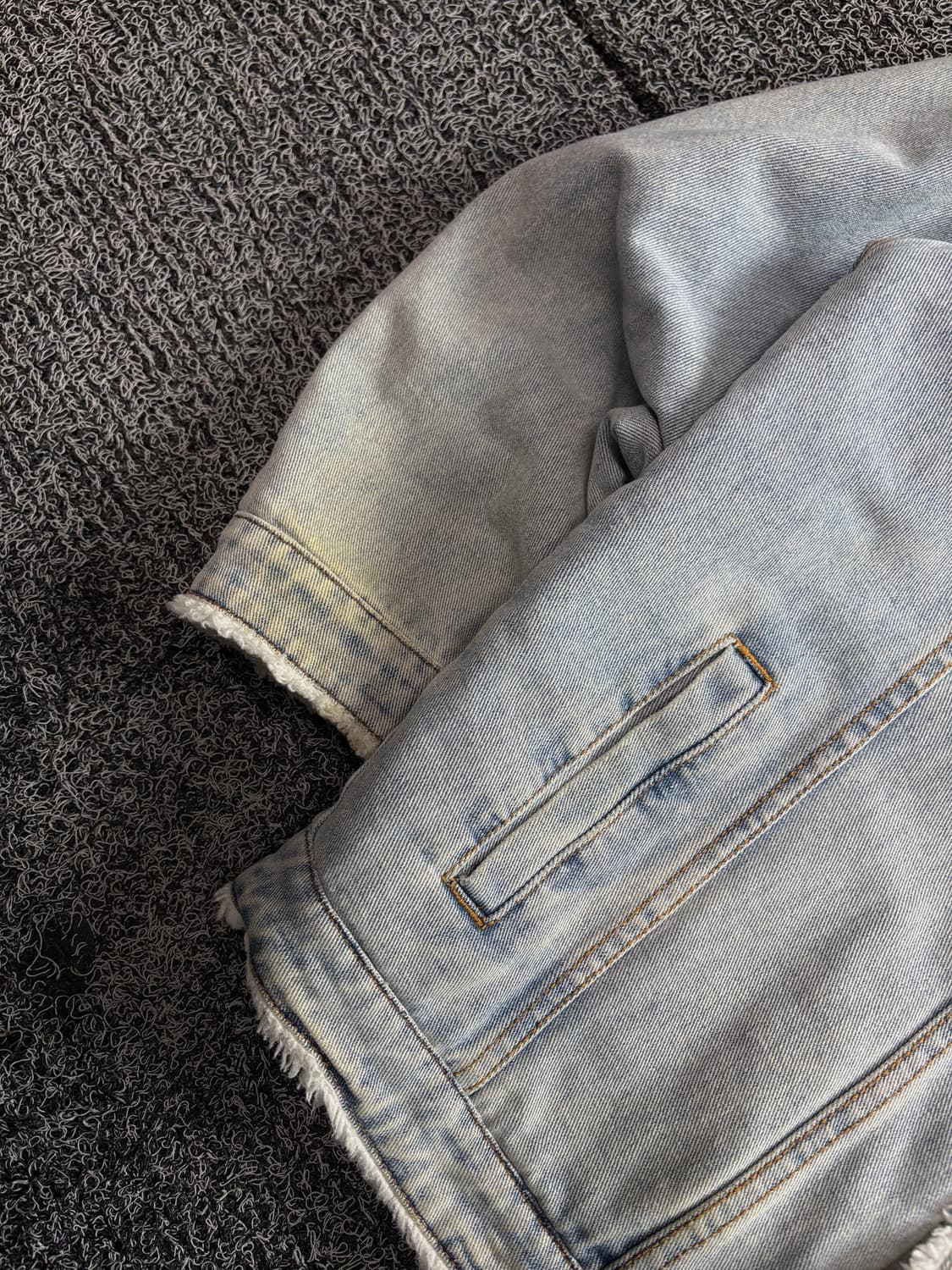 세인트 페인 보아 데님 쉐르파 자켓 2672 상품이미지3