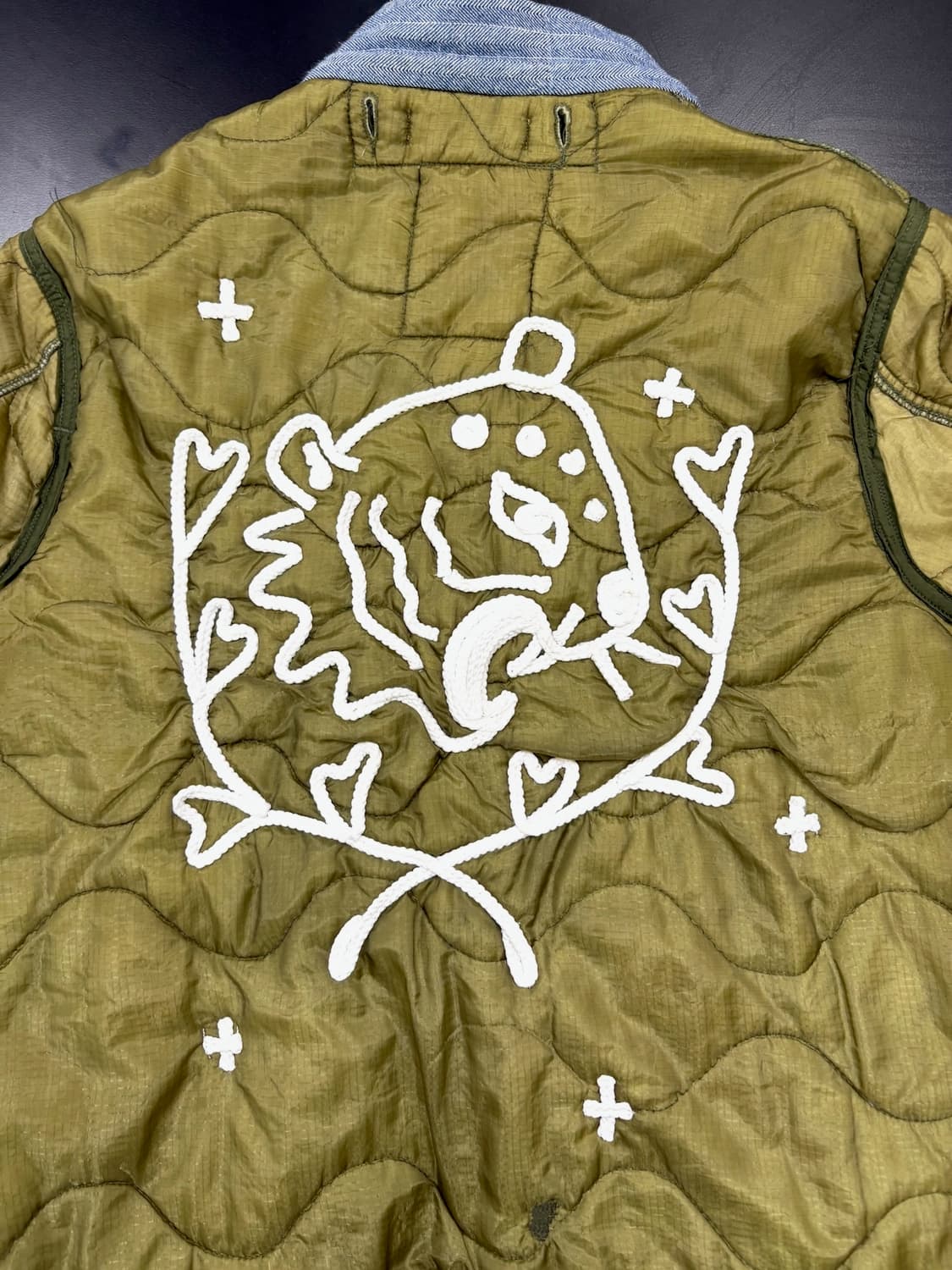 GAME OVER 방콕 브랜드 빈티지 커스텀 퀄팅자켓 깔깔이 상품이미지5